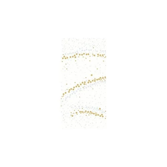 Dunisoft szalvéta Golden Stardust White 40x40cm 1/8 12x60db/gyűjtő