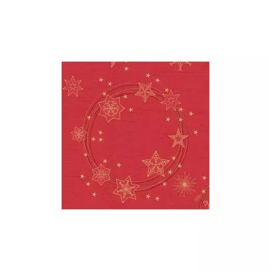 Dunilin szalvéta Star Shine Red 40x40cm 5x45db/gyűjtő