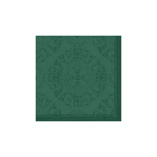 Dunilin szalvéta Opulent Dark Green 40x40cm 12x45db/gyűjtő