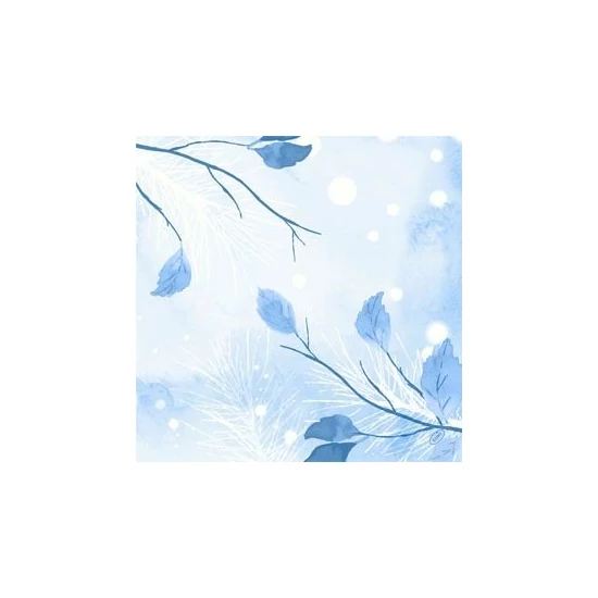 Dunisoft szalvéta Frosted Winter 40x40cm 6x60db/gyűjtő