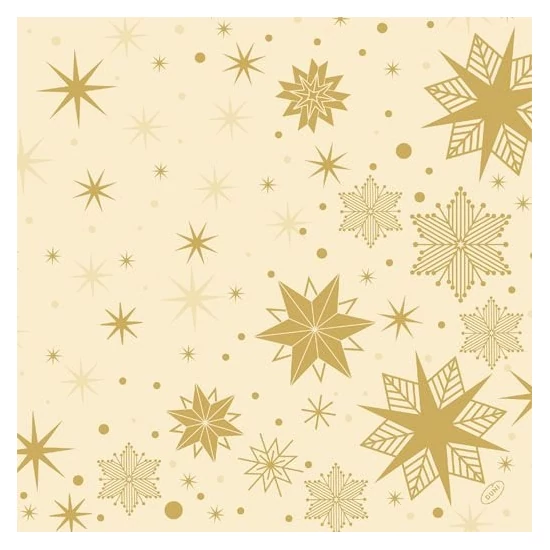 Bio-Dunisoft szalvéta Stargazing Cream 40x40cm 6x60db/gyűjtő