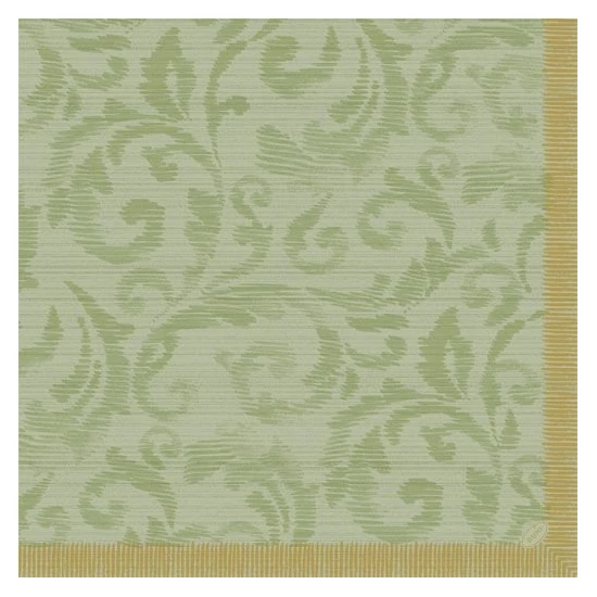 Dunilin szalvéta Rich Damast Pistachio 40x40cm 12x45db/gyűjtő
