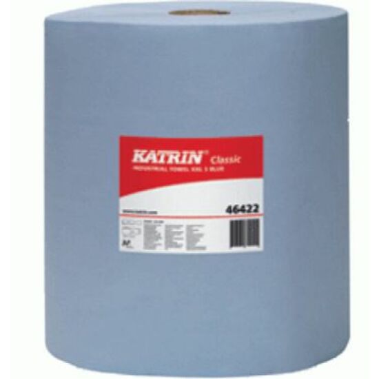 Katrin classic XXL3 ipari tekercses törlőpapír kék 3 rétegű M38 D29 500lap 190m 2tek/gyűjtő