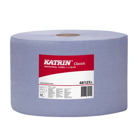 Katrin L3 Kék 500, ipari tekercses törlőkendő