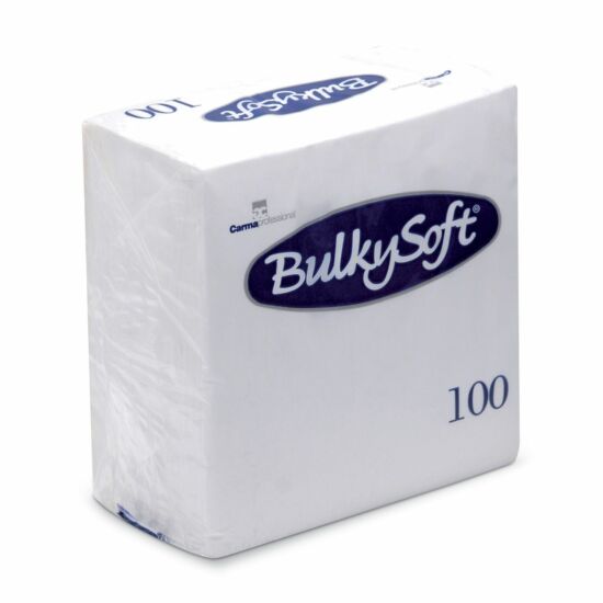 BulkySoft szalvéta fehér 2 rétegű 24x24cm 20x100db/gyűjtő