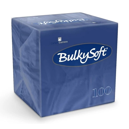 BulkySoft rainbow szalvéta kék 2rtg 24x24cm 20x100db/gyűjtő