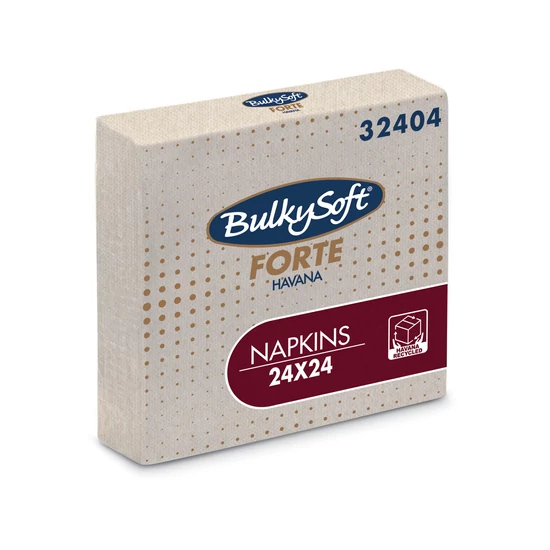 BulkySoft forte havana szalvéta 2 rétegű 24x24cm 20x100db/gyűjtő