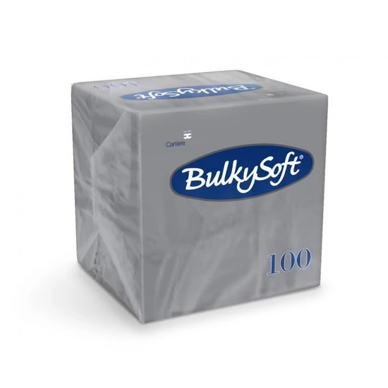 BulkySoft rainbow szalvéta szürke 2rtg 24x24cm 20x100db/gyűjtő