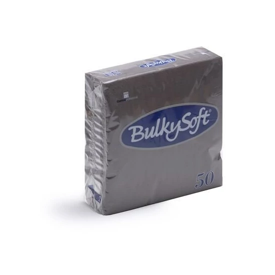 BulkySoft rainbow szalva szürke 2rtg 33x33cm 24x50db/gyűjtő