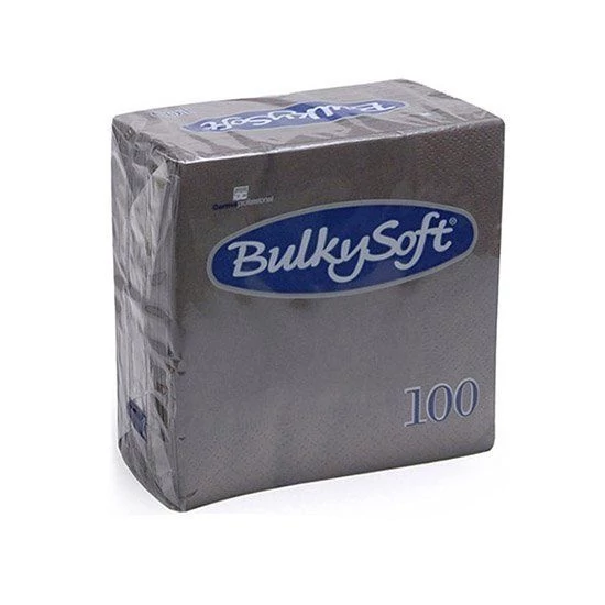BulkySoft rainbow szalvéta szürke 2 rétegű 33x33cm 20x100db/gyűjtő