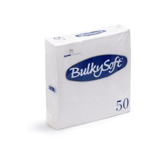 BulkySoft szalvéta fehér 2 rétegű 33x33cm 40x50db/gyűjtő