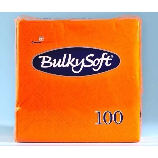 BulkySoft rainbow szalvéta narancs 2 rétegű 38x38cm 20x100db/gyűjtő