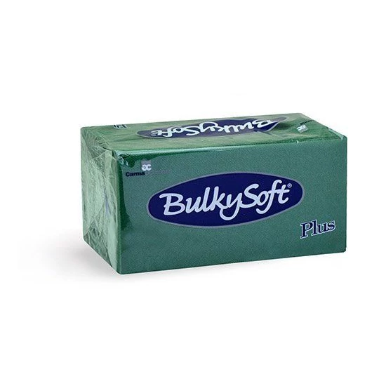 BulkySoft rainbow plus szalvéta zöld 2 rétegű 38x38cm 1/8 20x40db/gyűjtő