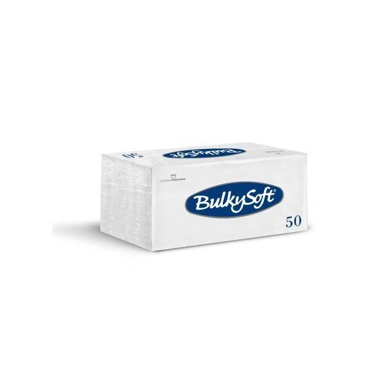 BulkySoft szalvéta fehér 2 rétegű 38x38cm 1/8 40x50db/gyűjtő
