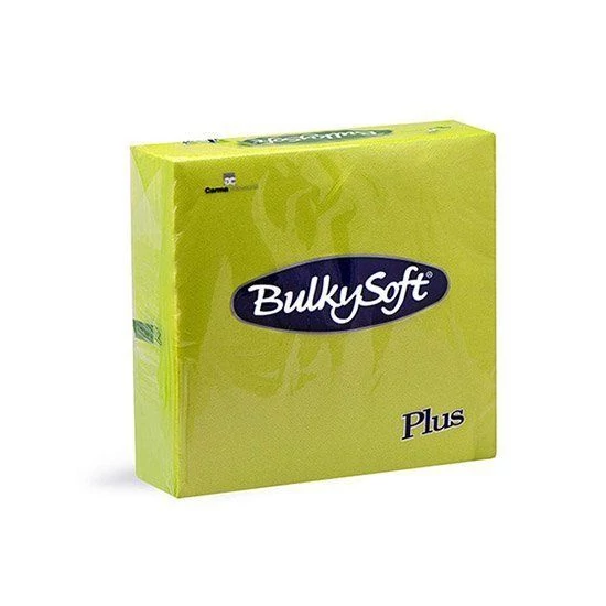 BulkySoft rainbow plus szalvéta kivi 2 rétegű 38x38cm 36x40db/gyűjtő
