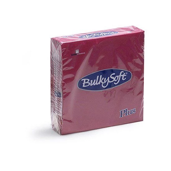 BulkySoft rainbow plus szalvéta bordó 2 rétegű 38x38cm 36x40db/gyűjtő