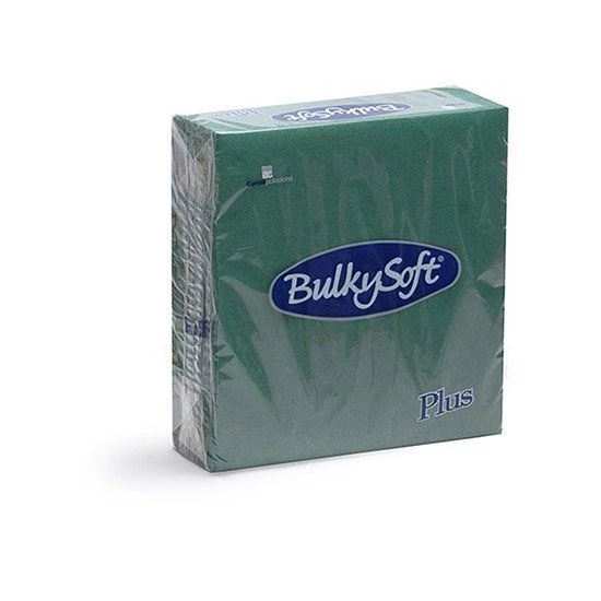 BulkySoft rainbow plus szalvéta zöld 2 rétegű 38x38cm 36x40db/gyűjtő