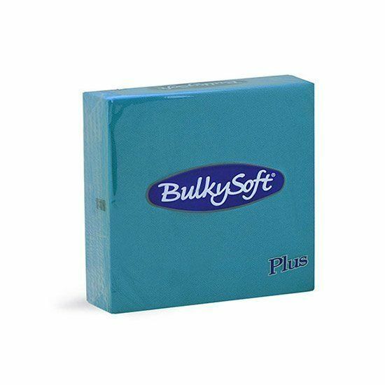 BulkySoft rainbow plus szalvéta caribean blue 2 rétegű 38x38cm 36x40db/gyűjtő