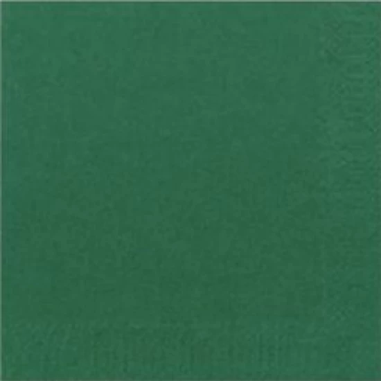 Duni szalvéta Dark green 3 rétegű 24x24cm 8x250db/gyűjtő