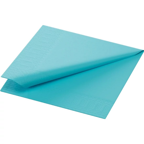 Duni szalvéta Mint blue 3 rétegű 24x24cm 8x250db
