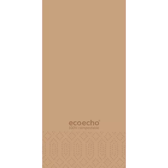 Duni szalvéta EcoEcho 3 rétegű 40x40cm 1/8 5x250db/gyűjtő