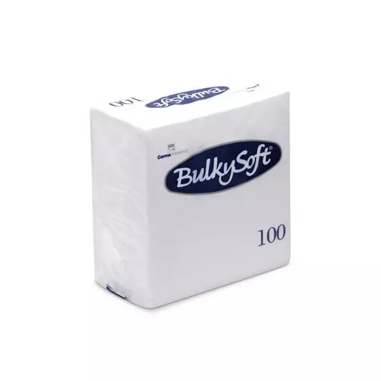 BulkySoft szalvéta fehér 3rtg 40x40cm 10x100db/gyűjtő