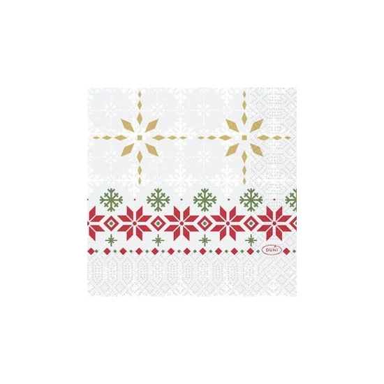 Duni szalvéta Tradition 3rtg 24x24cm 20x50db/gyűjtő