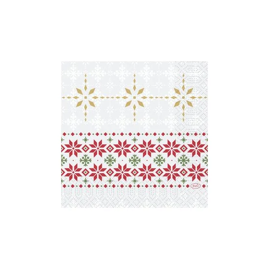 Duni szalvéta Tradition 3rtg 33x33cm 4x250db/gyűjtő
