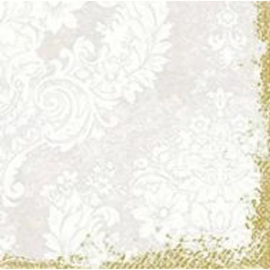 Duni szalvéta Royal white 3 rétegű 40x40cm 4x250db/gyűjtő