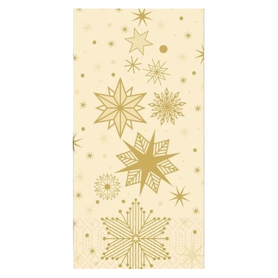 Duni szalvéta Stargazing Cream 3rtg 40x40cm 1/8 4x250db/gyűjtő
