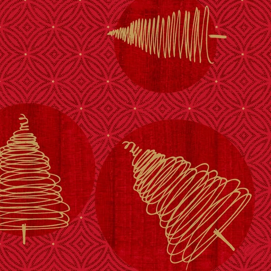 Duni classic szalvéta Elegant Trees 4rtg 40x40cm 6x50db/gyűjtő