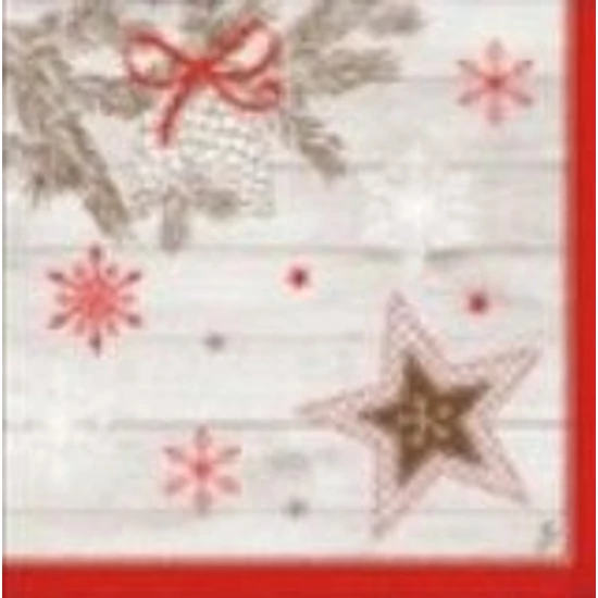  Duni classic szalvéta Cozy Winter 4rtg 40x40cm 6x50db/gyűjtő