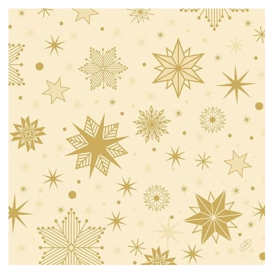 Duni classic szalvéta Stargazing Cream 4rtg 40x40cm 6x50db/gyűjtő