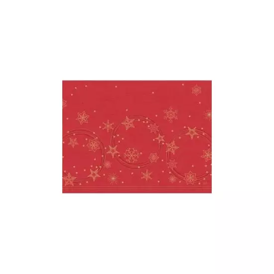 Duni papír alátét Star Shine Red 30x40cm 4x250db/gyűjtő
