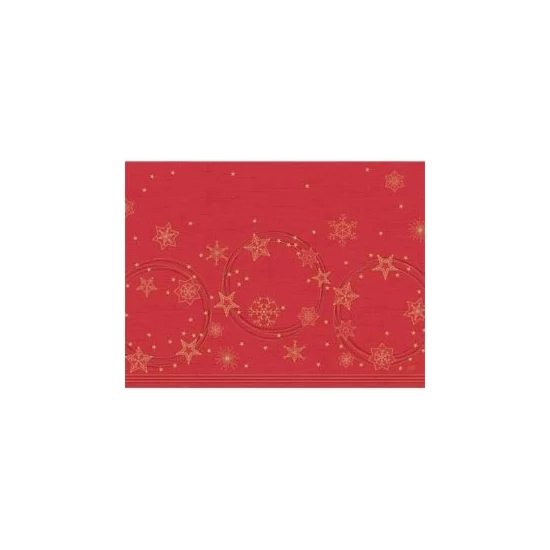 Duni papír alátét Star Shine Red 30x40cm 4x250db/gyűjtő