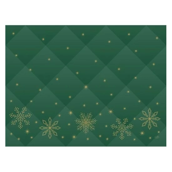 Duni papír alátét Rhombus Green 30x40cm 4x250db/gyűjtő