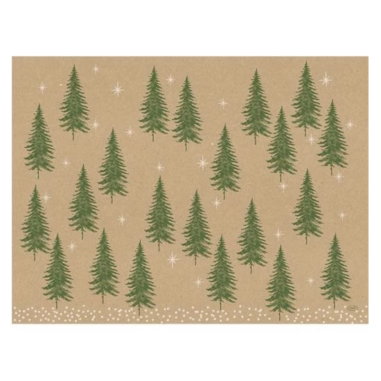 Duni papír alátét Humble Trees 30x40cm 4x250db/gyűjtő