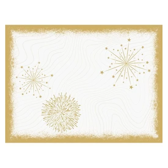 Bio-Dunicel alátét Sparkly White 30x40cm 5x100db/gyűjtő