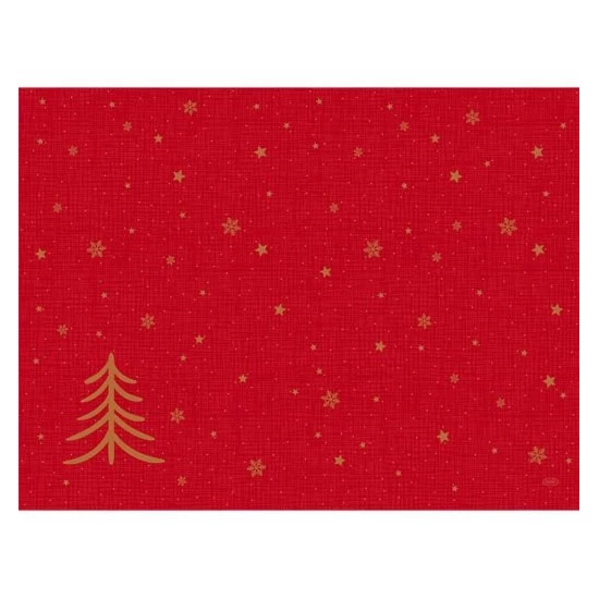 Duni papír alátét Shimmer Trees 30x40cm 4x250db/gyűjtő