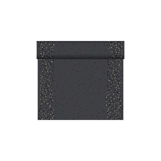 Dunicel Téte-a-Téte asztali futó Golden Stardust Black 0,4x24m 4tek/gyűjtő
