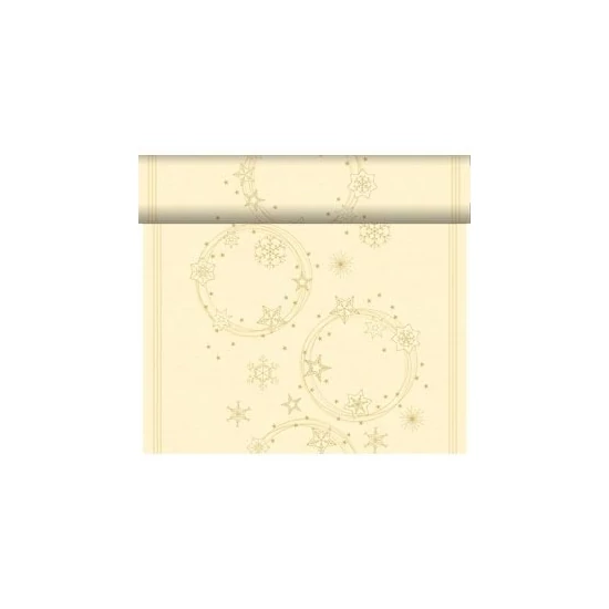 Dunicel Téte-a-Téte asztali futó Star Shine Cream 0,4x24m 4tek/gyűjtő