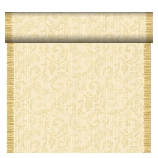 Bio-Dunicel Téte-a-Téte asztali futó Rich Damast Cream 0,4x24m 4tek/gyűjtő