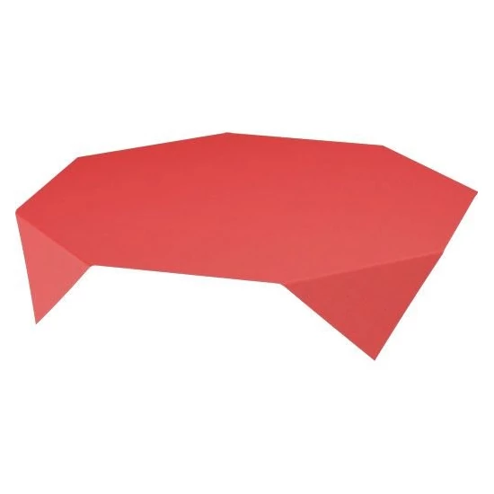 Dunisilk asztalközép Linnea red 84x84cm 5x20db/gyűjtő
