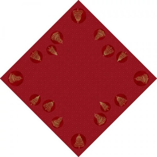 Dunisilk asztalközép Elegant Trees 84x84cm 5x20db/gyűjtő