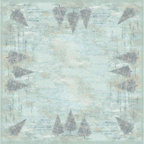 Dunicel asztalközép Blue Winter 84x84cm 5x20db/gyűjtő