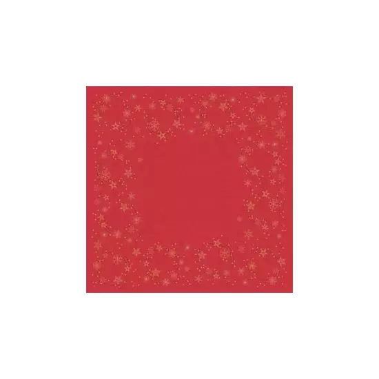 Dunisilk asztalközép Star Shine Red 84x84cm 5x20db/gyűjtő