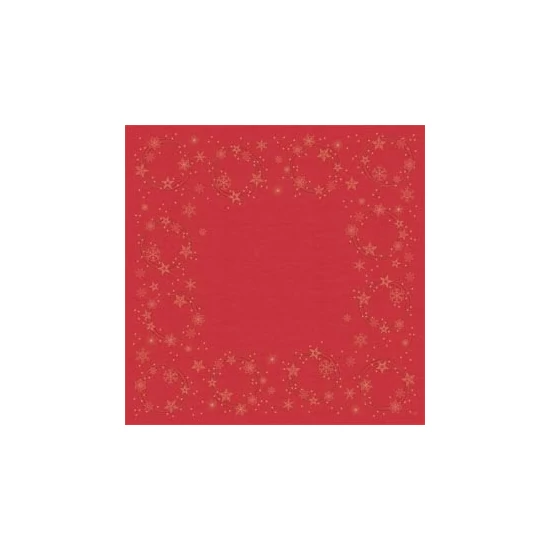Dunisilk asztalközép Star Shine Red 84x84cm 5x20db/gyűjtő