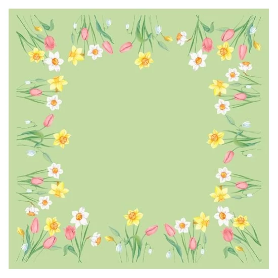 Dunisilk asztalközép Spring Melody 84x84cm 5x20db/gyűjtő
