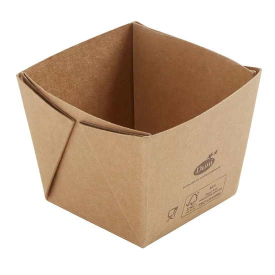 Duni Ecoecho Viking Cube Mini barna 250ml 300db/gyűjtő