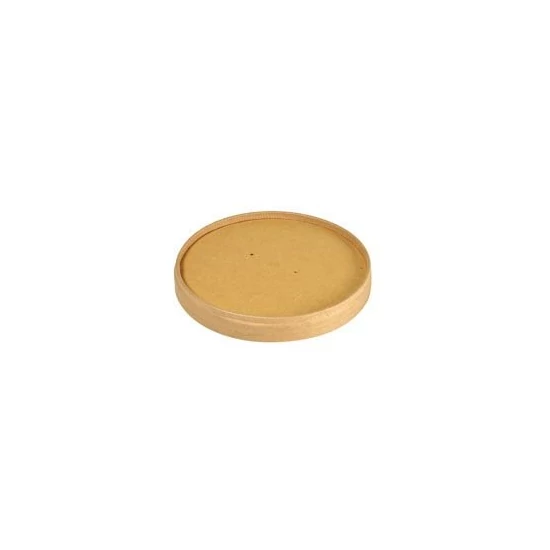 Duni Biopak papírtálka tető Ronda barna 350-950ml tálkához 21x25db/gyűjt